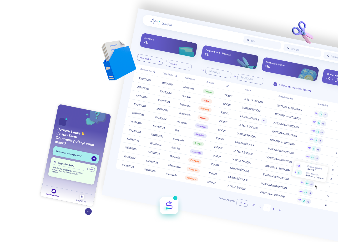 Refonte UX-UI d'un SaaS de comptabilité Redesign d'un SaaS de comptabilité